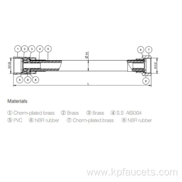 Excellent Quality Reliably Sealing Pvc Shower Hose Pipe